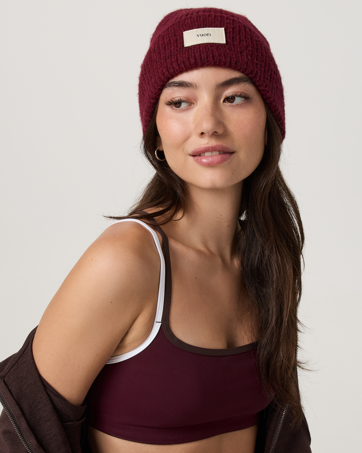 Label Beanie 2.0 | Cherry Noir