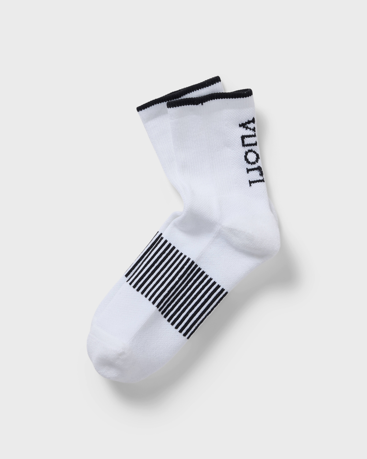 Rally Half Crew Sock | White