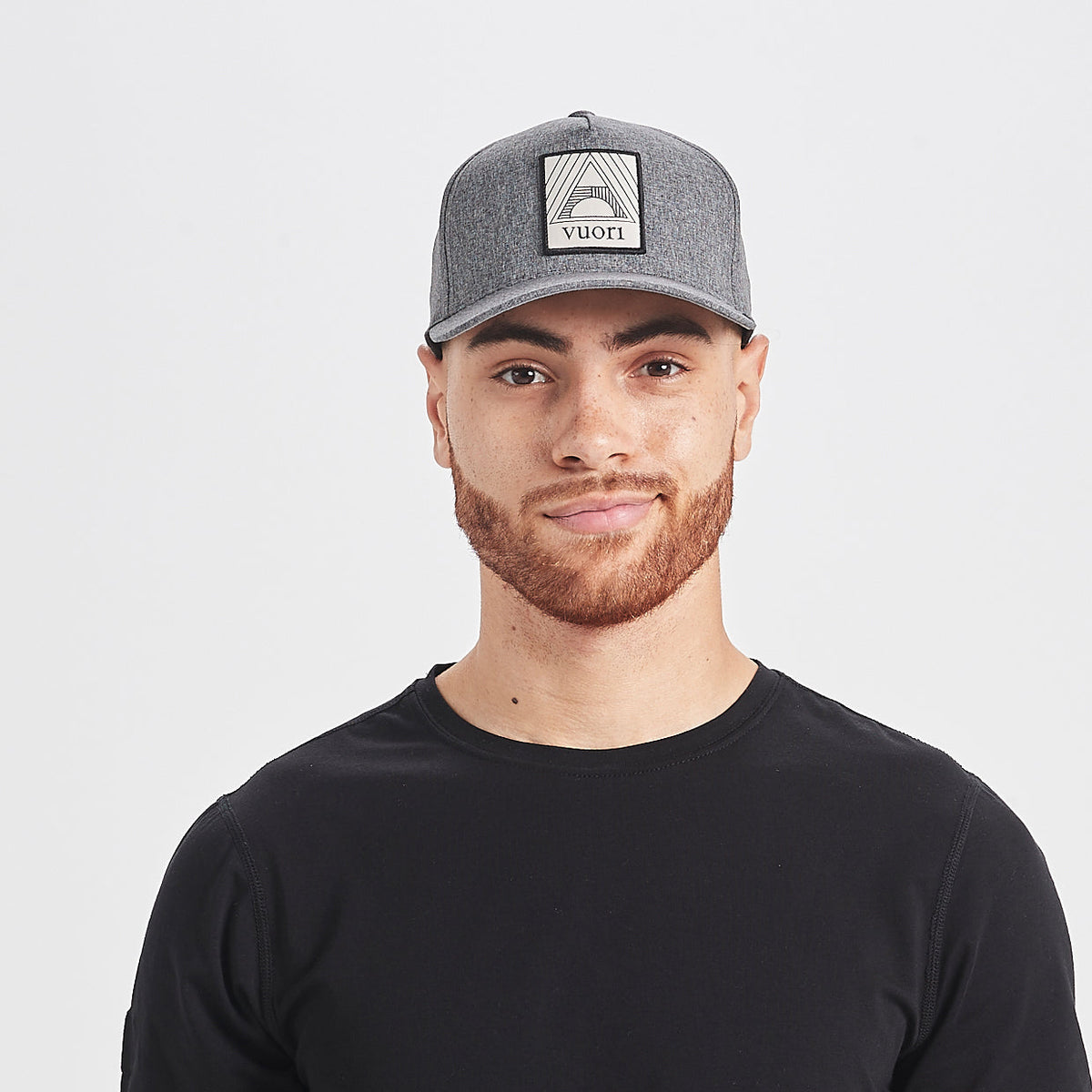 Geometric Hat | Heather Grey