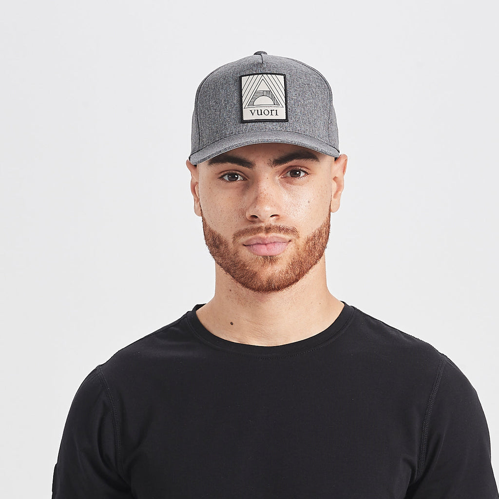 Geometric Hat | Heather Grey
