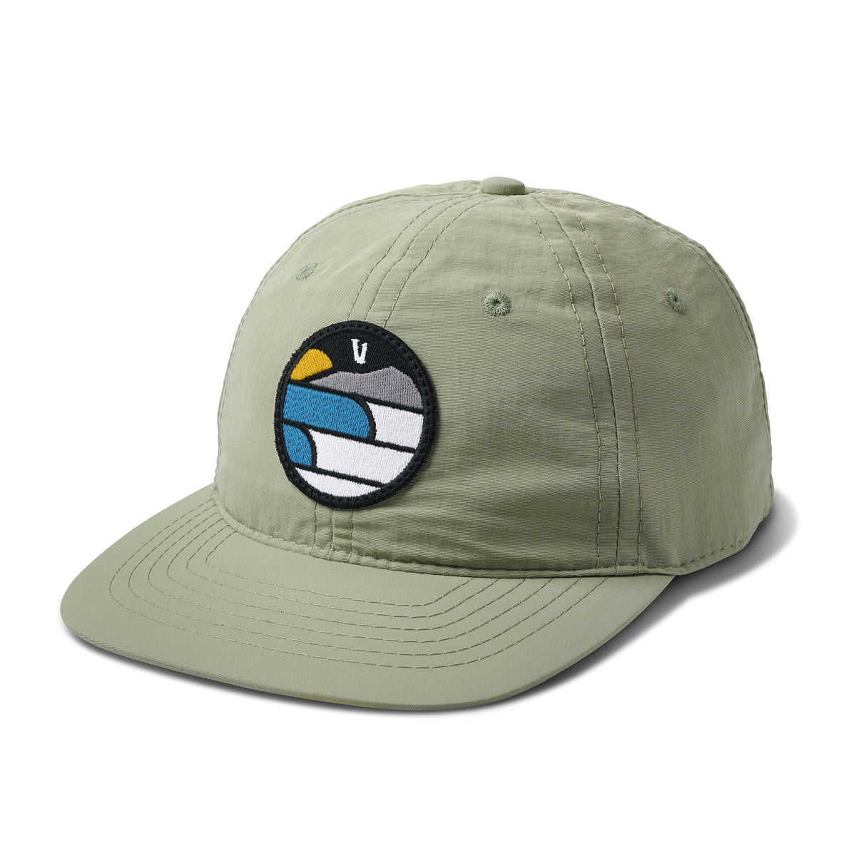 Waves Mountain Sun Hat | Grey