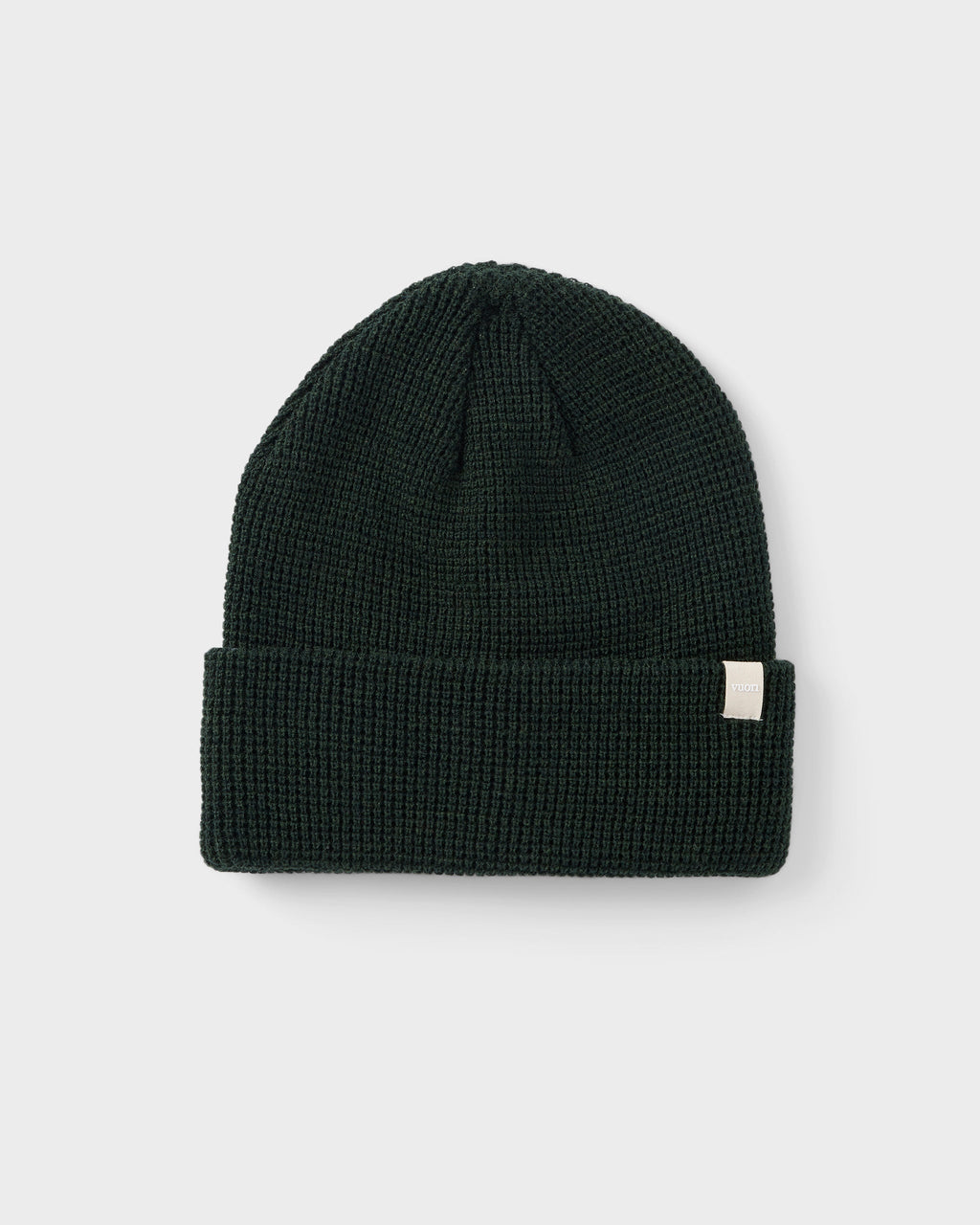 Alpine Waffle Beanie | Evergreen