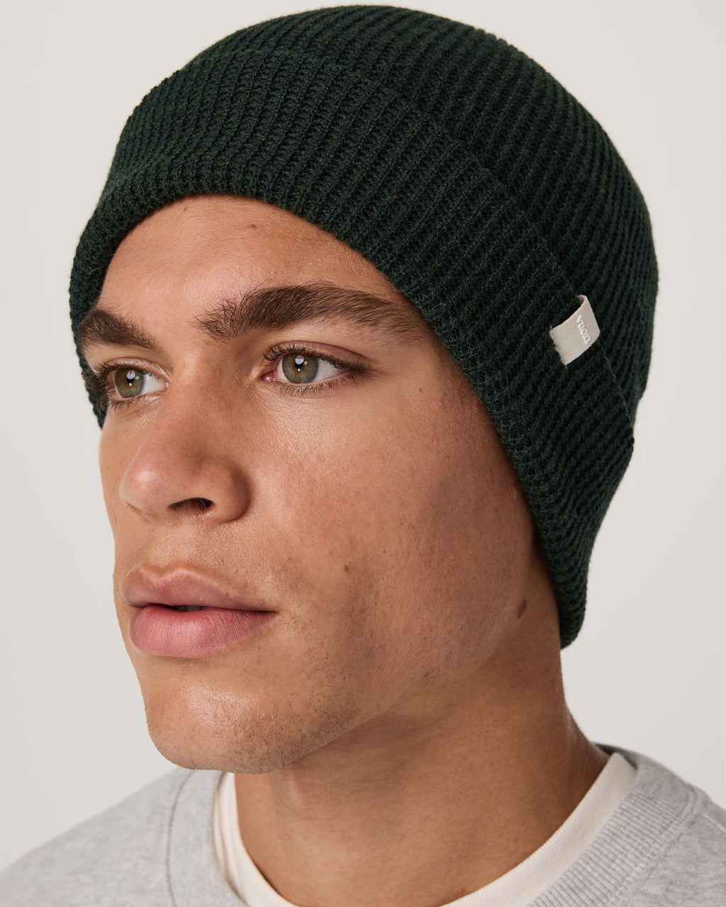 Alpine Waffle Beanie | Evergreen