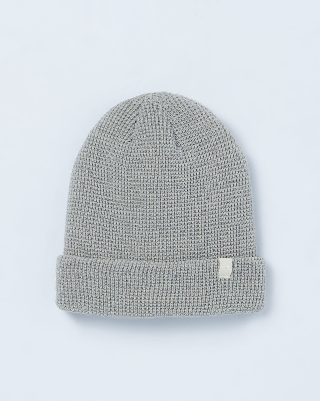 Alpine Waffle Beanie | Sky Grey