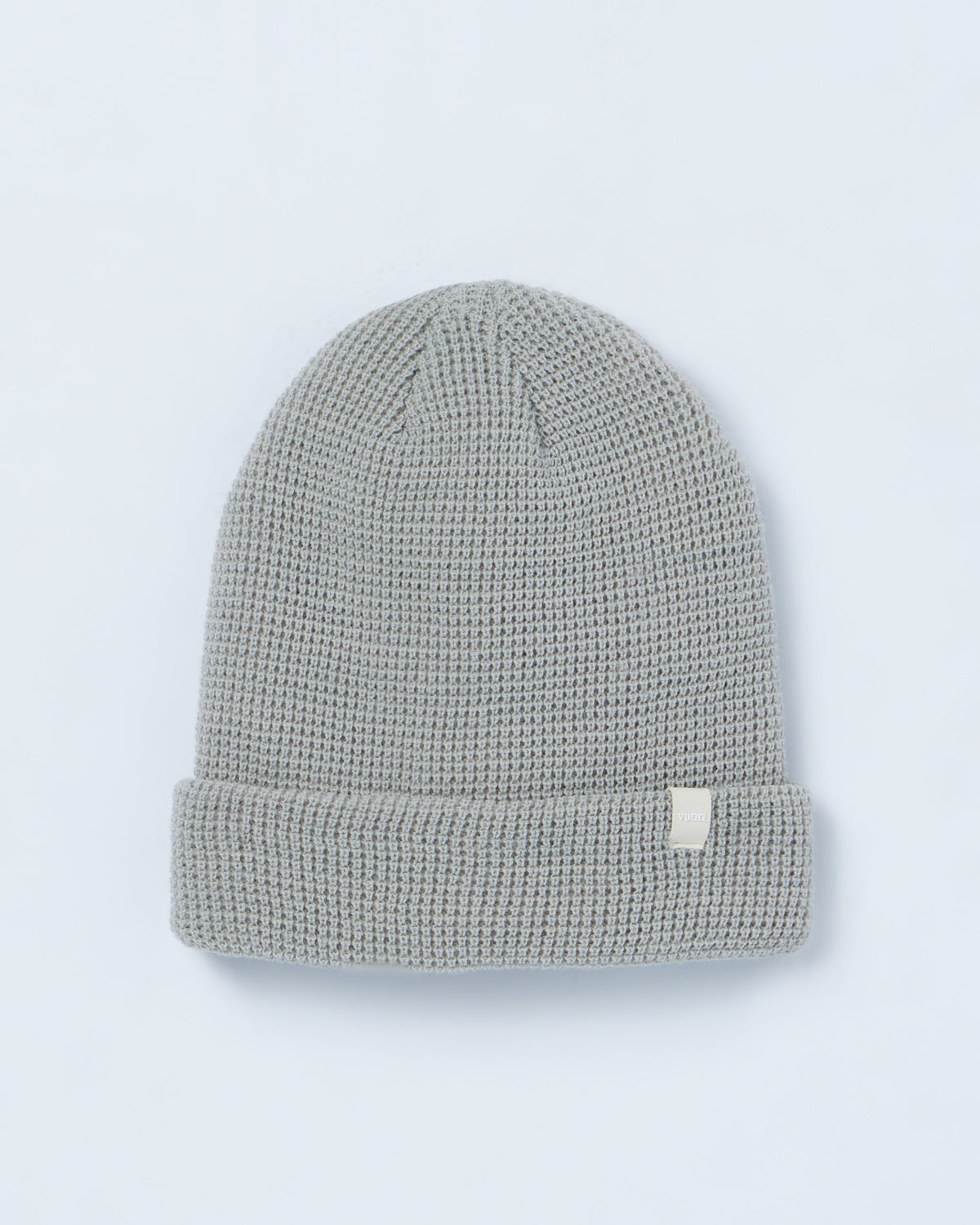Alpine Waffle Beanie | Sky Grey