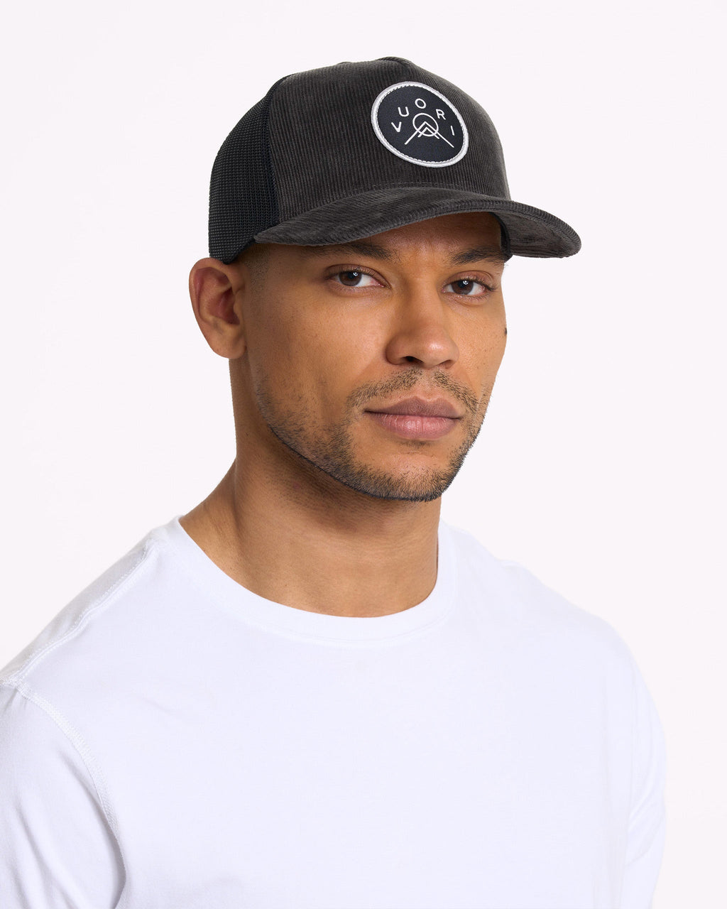 Summit Cord Trucker Hat | Charcoal