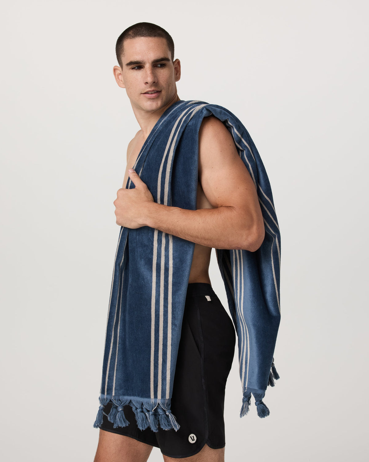 Fringe Beach Towel | Pond