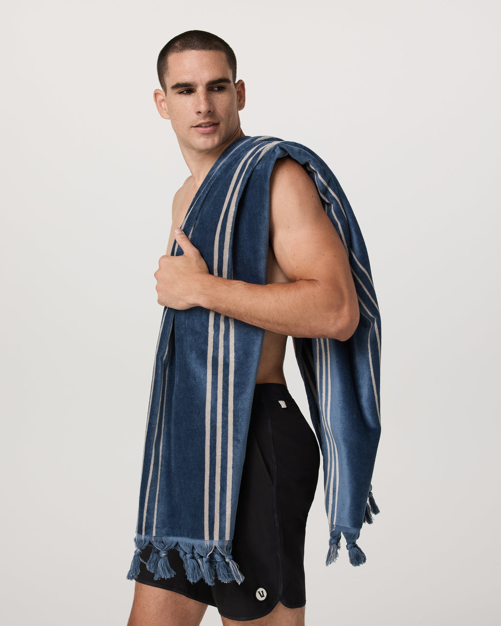 Fringe Beach Towel | Pond