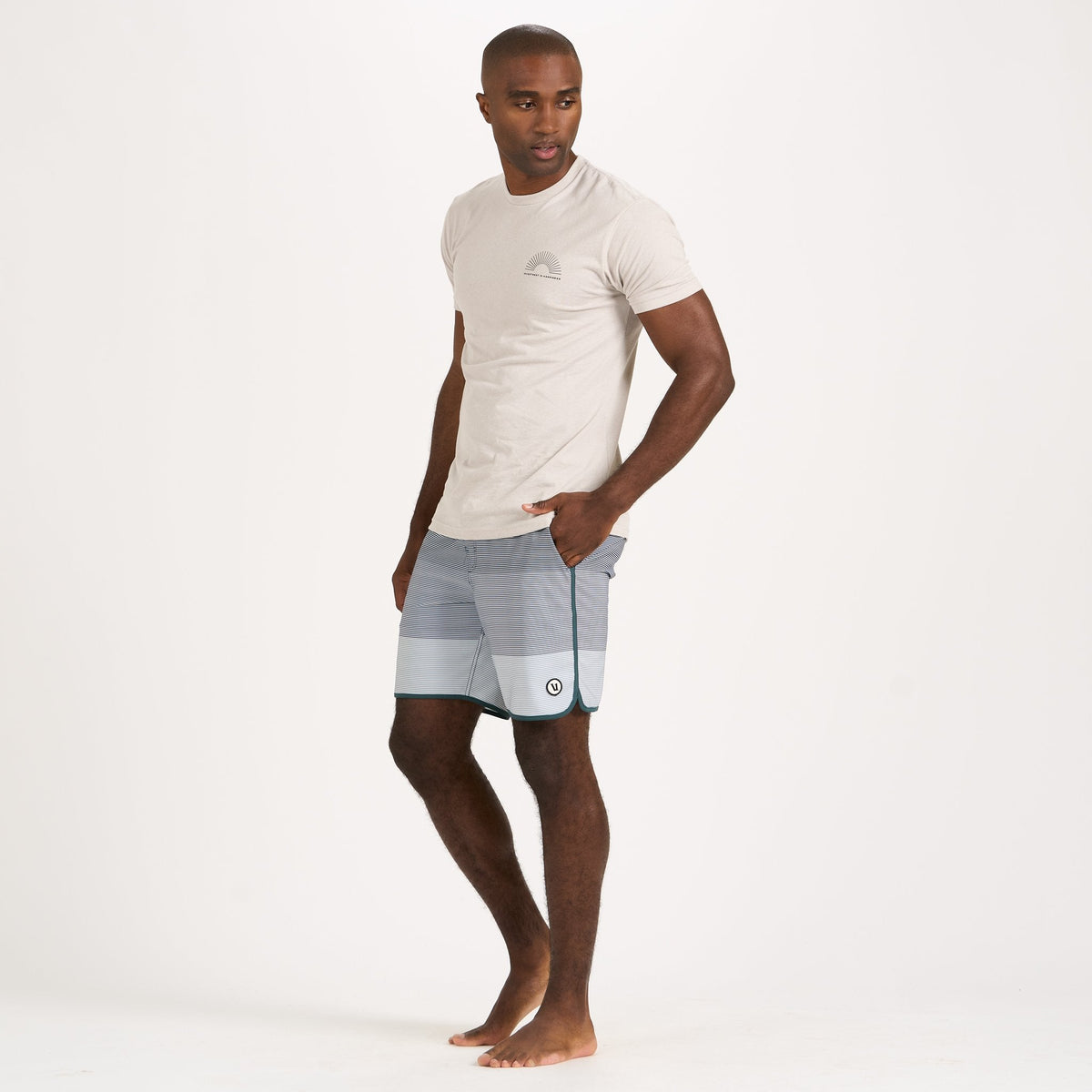 Investment in Happiness Tee | Light Grey