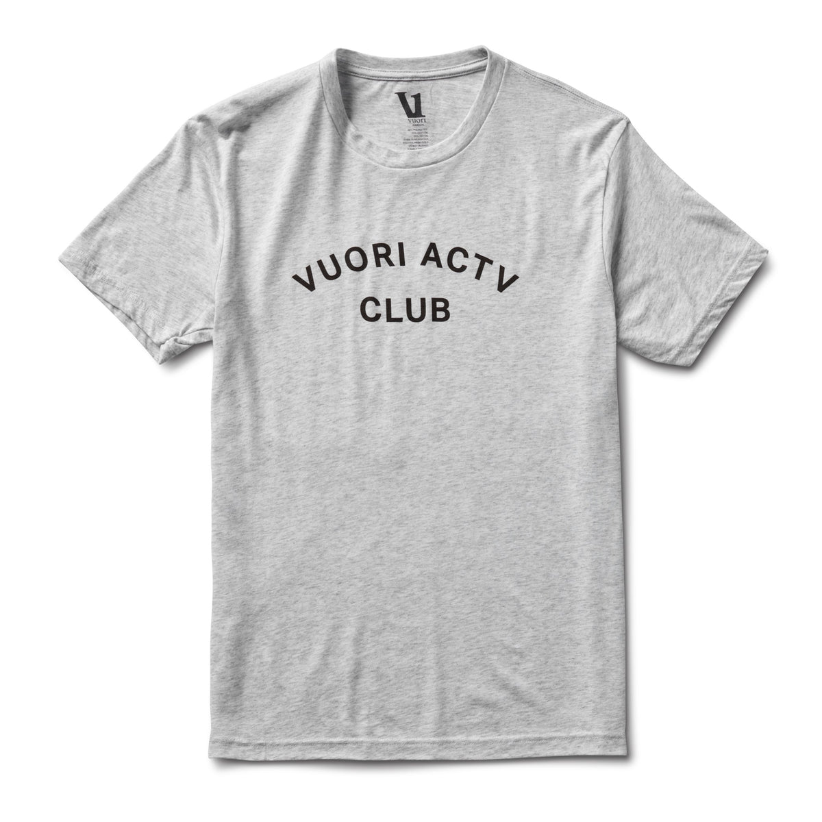 ACTV Club Tee | White Heather