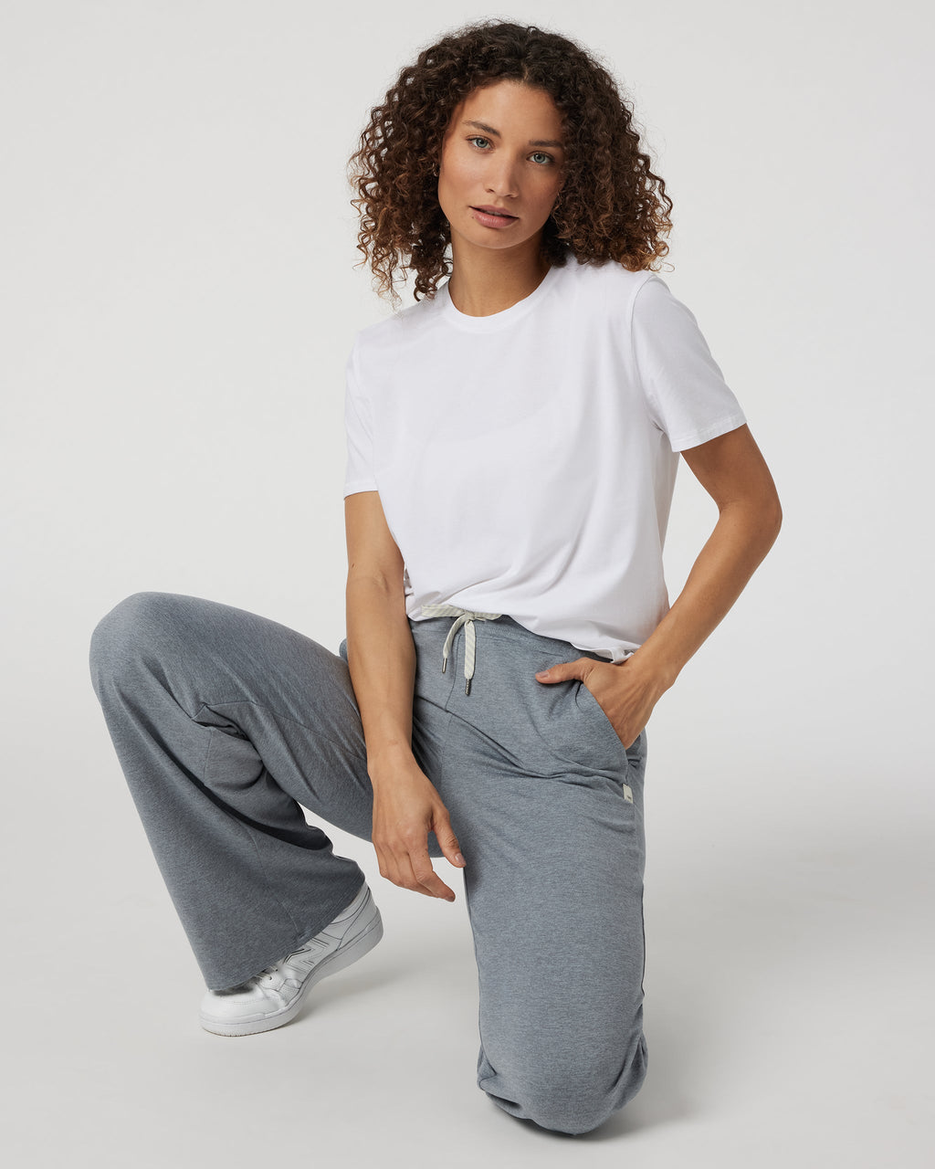 Feather Tee | White