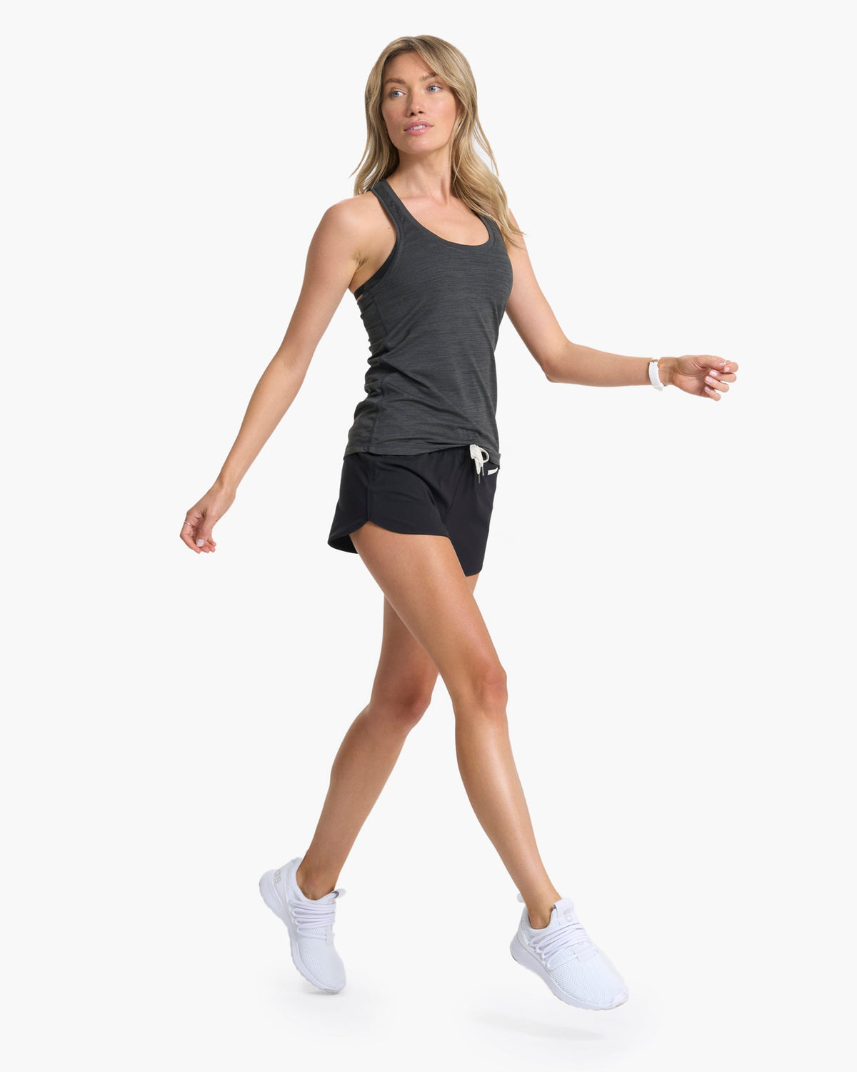 Lux Performance Tank | Charcoal Heather