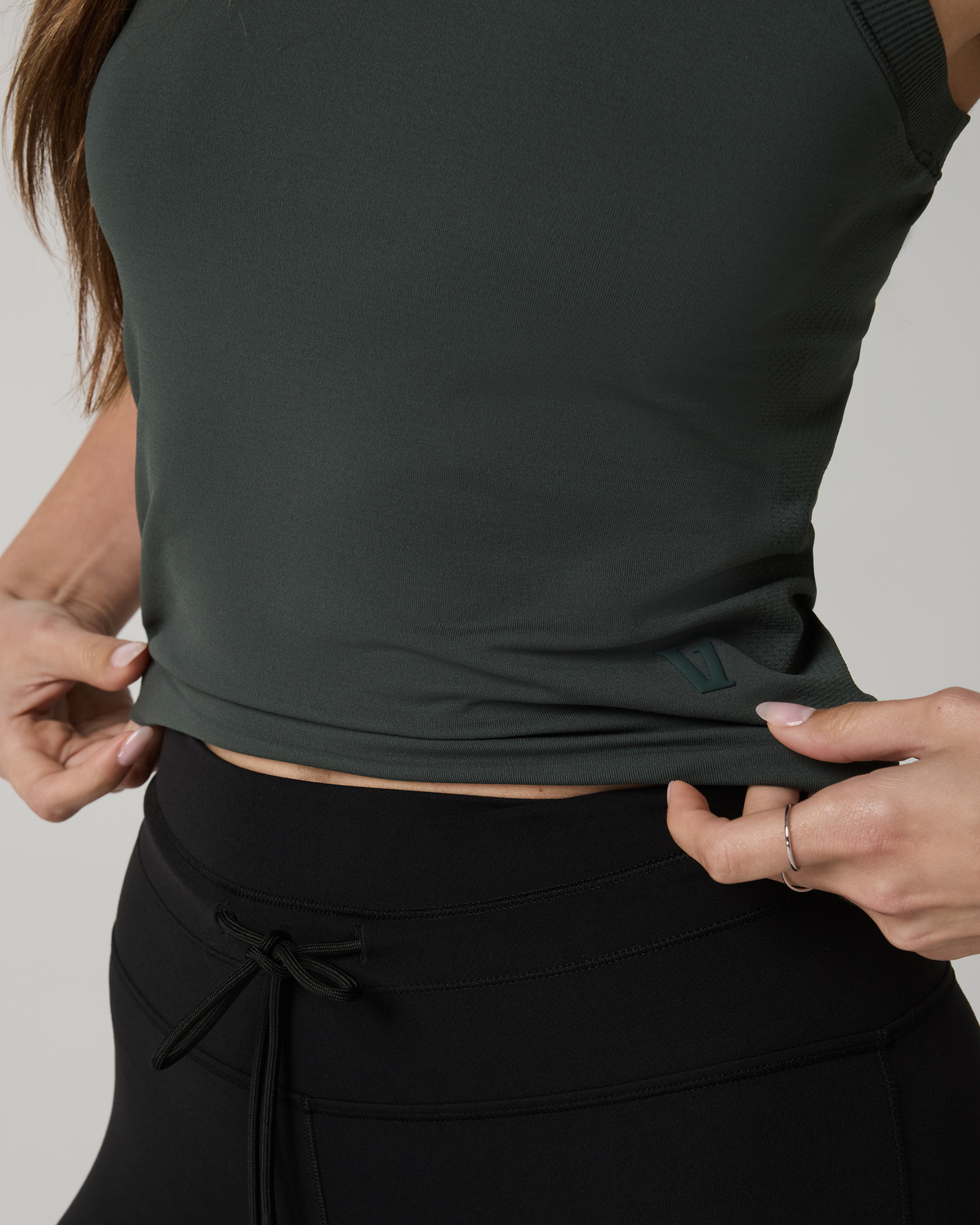 Surge Seamless Tank | Dark Jade