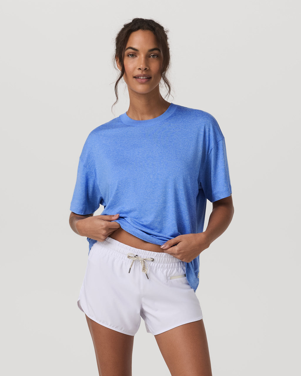 Energy Tee Long | Riviera Blue Heather