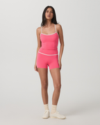 Vuori AllTheFeels™ Corset Tank | Sunset Pink