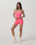 Vuori AllTheFeels™ Corset Tank | Sunset Pink
