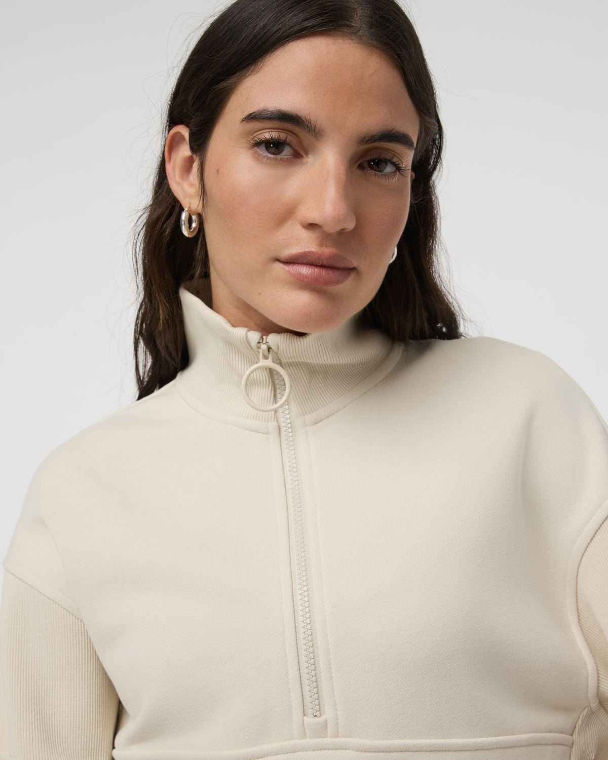 Sedona Rib Half Zip | Bone