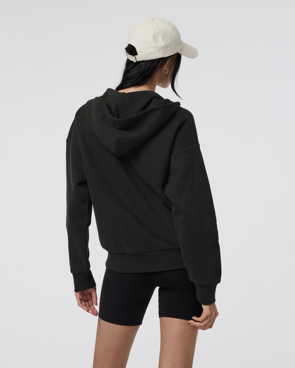 Restore Full Zip Hoodie | Washed Black