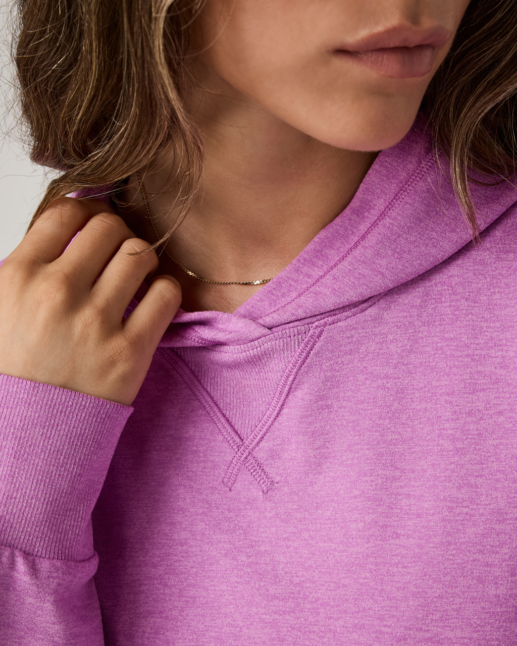 Halo Modern Pullover Hoodie | Bloom Heather
