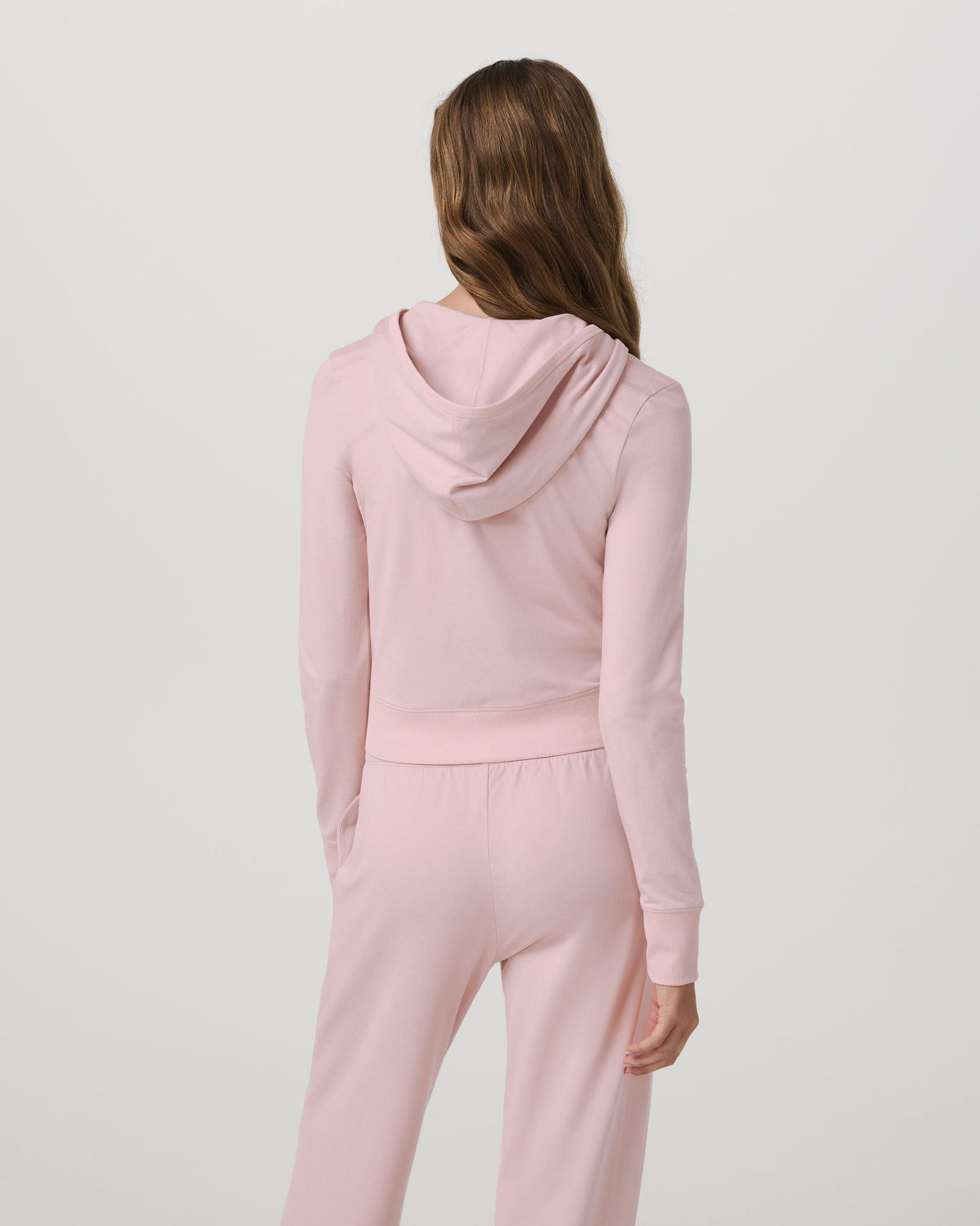 Halo Mini Full Zip Hoodie | Vintage Rose Heather