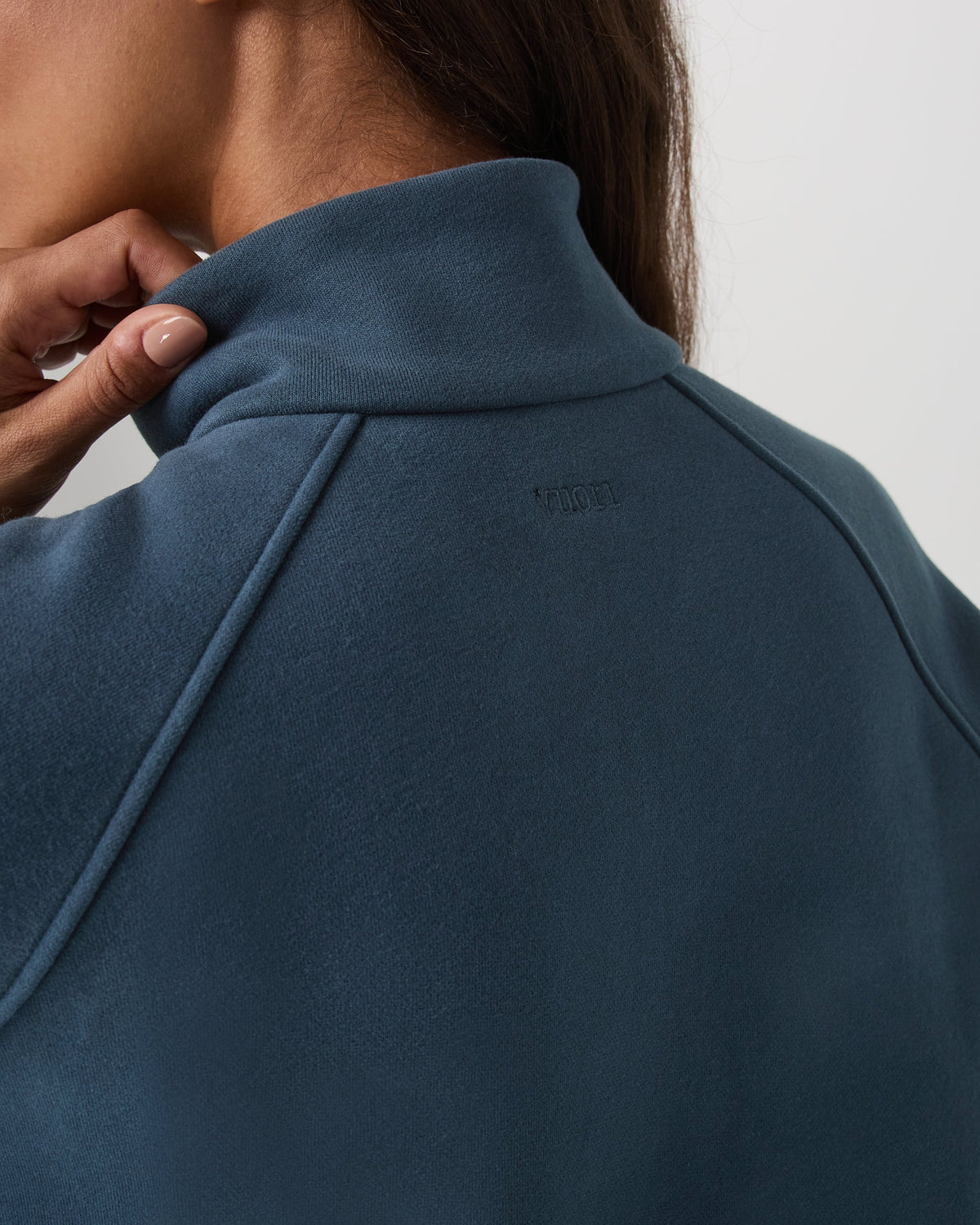 Restore Double Zip Sweatshirt | Ocean Blue