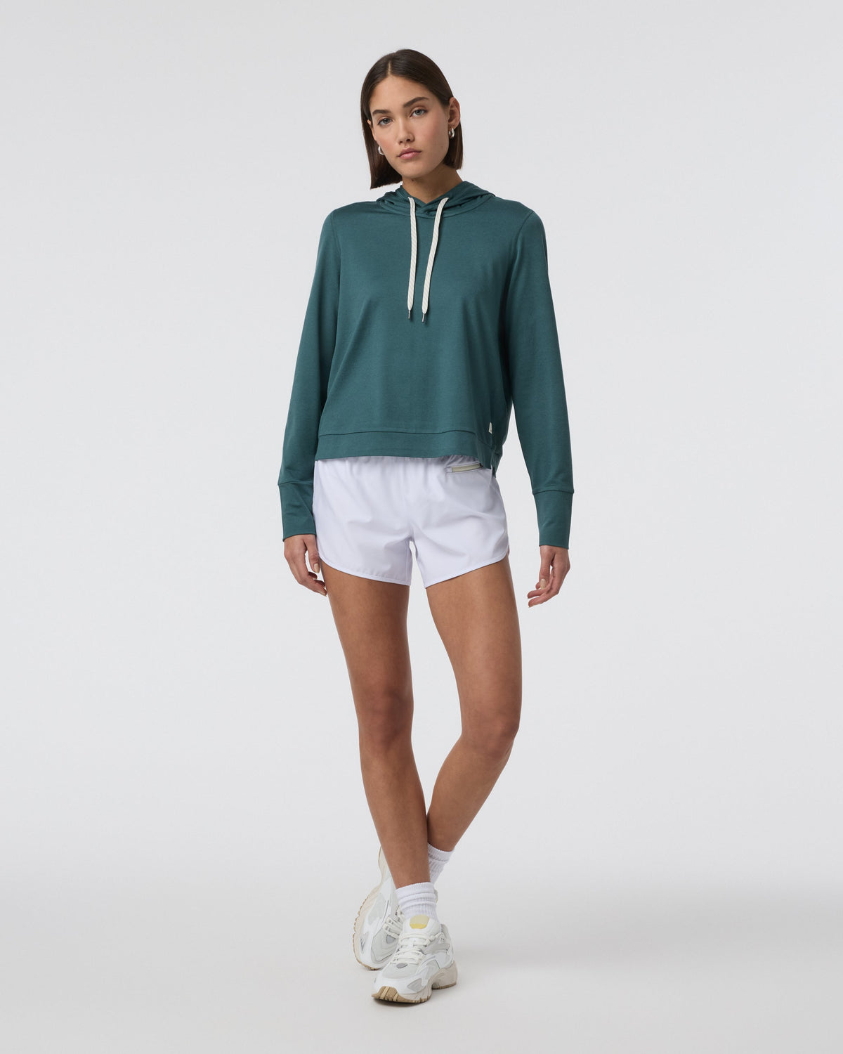 Halo Essential Hoodie | Moss Heather