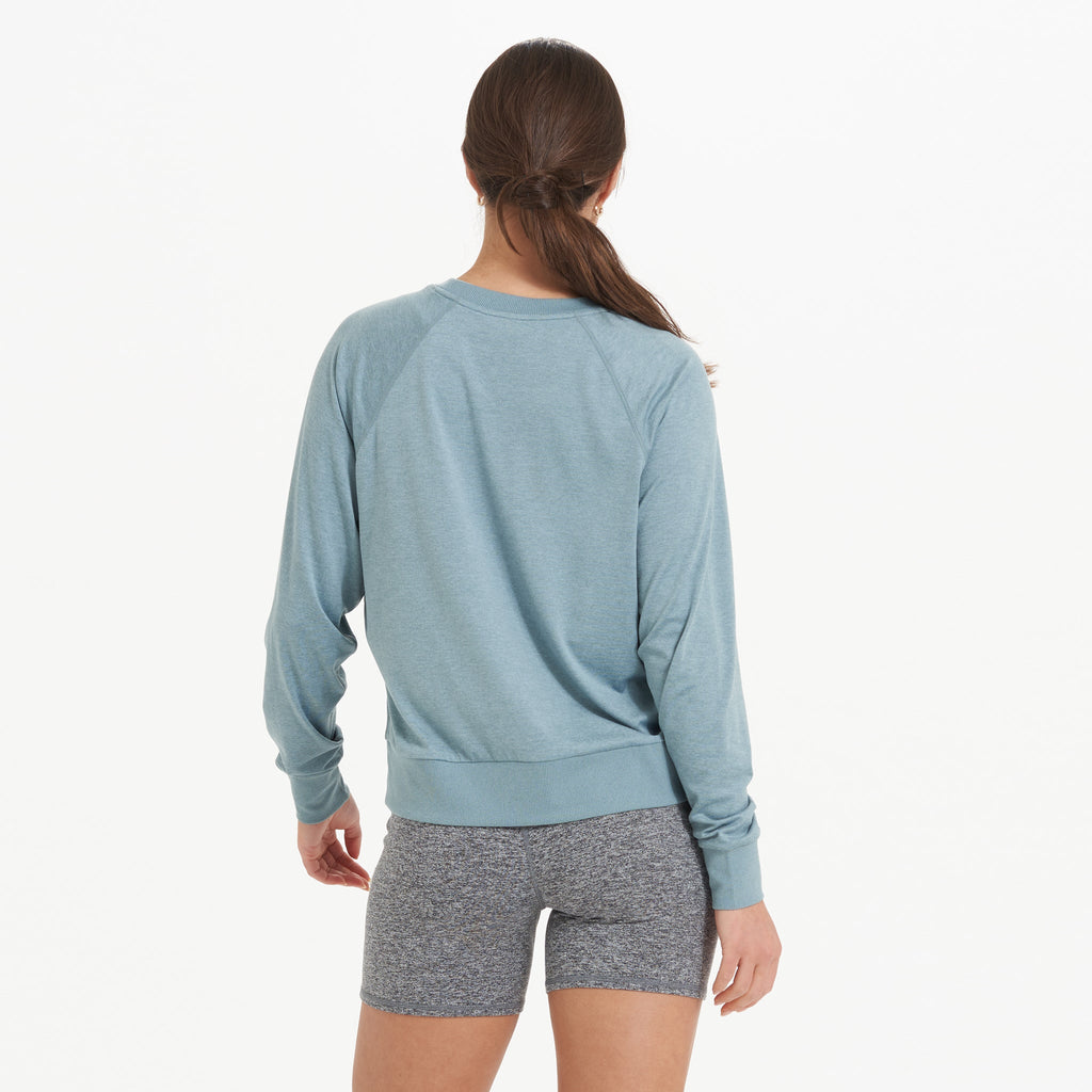 Long-Sleeve Halo Crew | Shade Heather