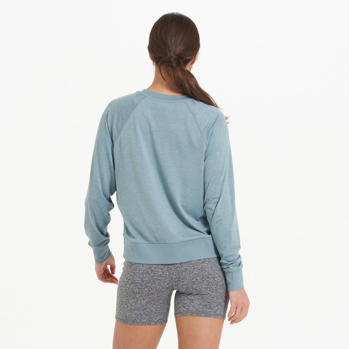 Long-Sleeve Halo Crew | Shade Heather