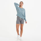 Long-Sleeve Halo Crew | Shade Heather
