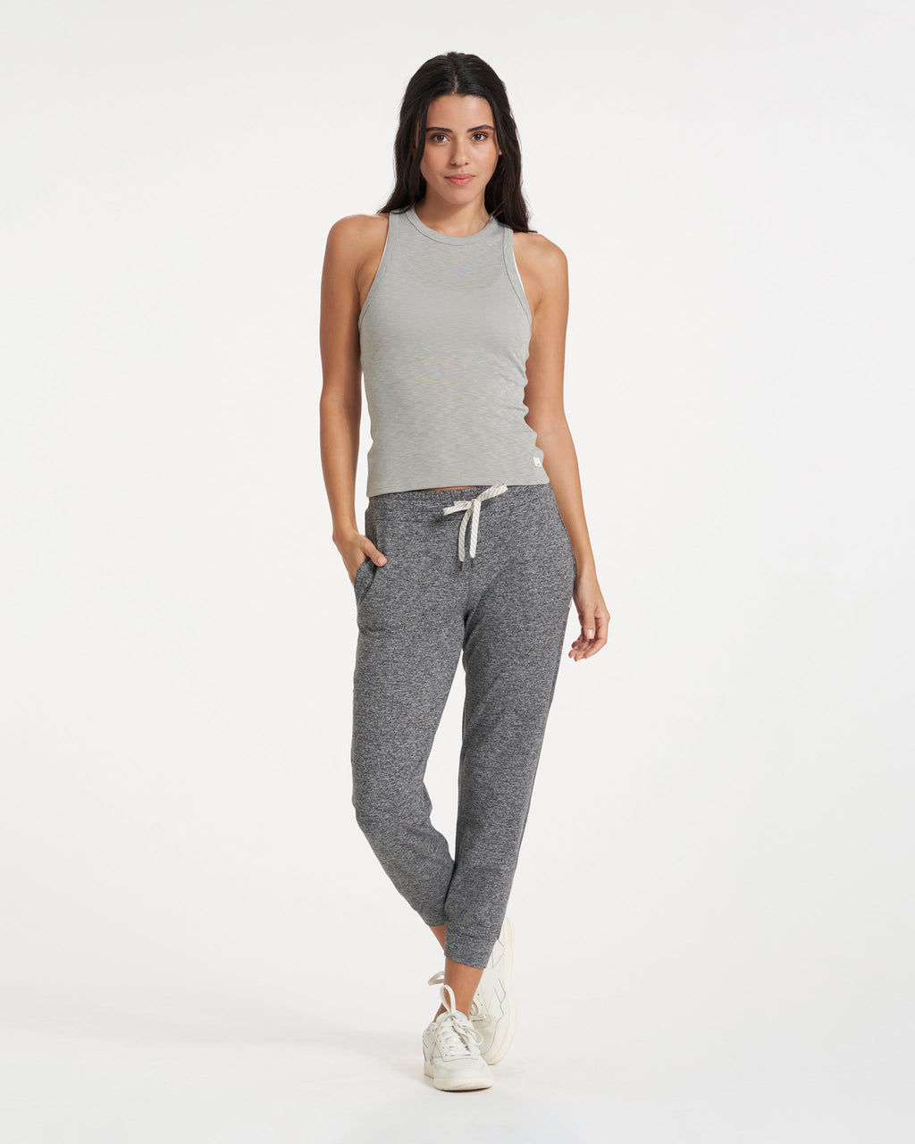 Sunrise High Neck Tank | Eucalyptus