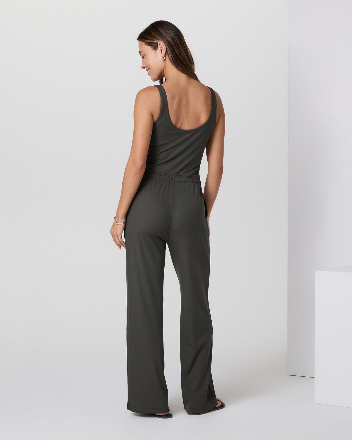 Pose Scoop Jumpsuit | Kale