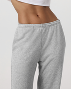 Sedona Straight Leg Sweatpant | Light Heather Grey