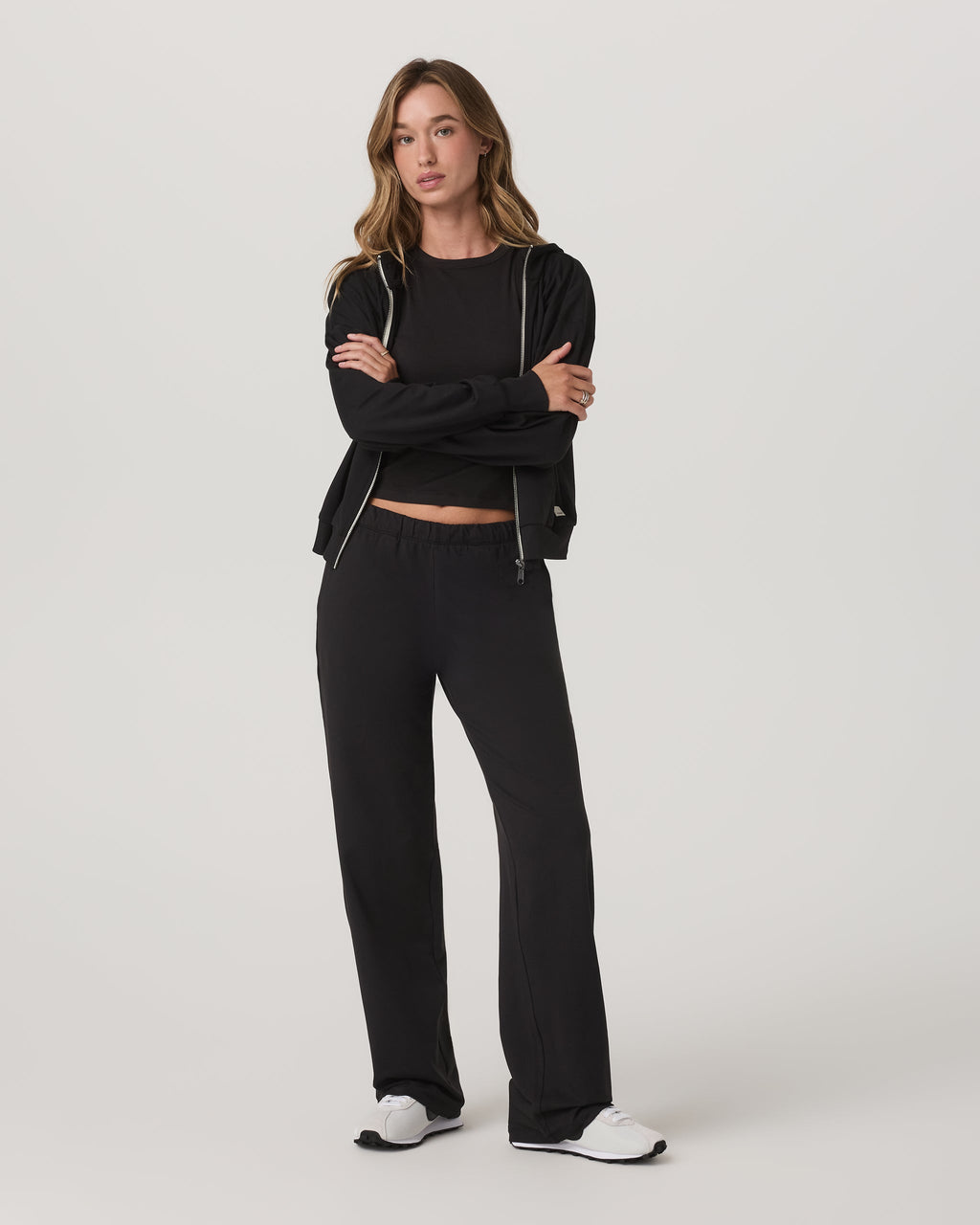 Halo Modern Straight Leg Pant | Solid Black