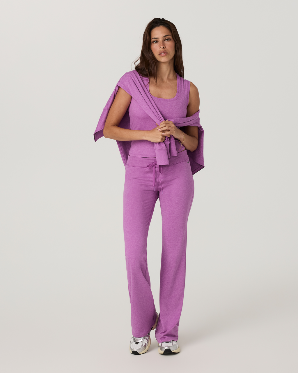 Halo Low Rise Slim Flare Pant | Bloom Heather