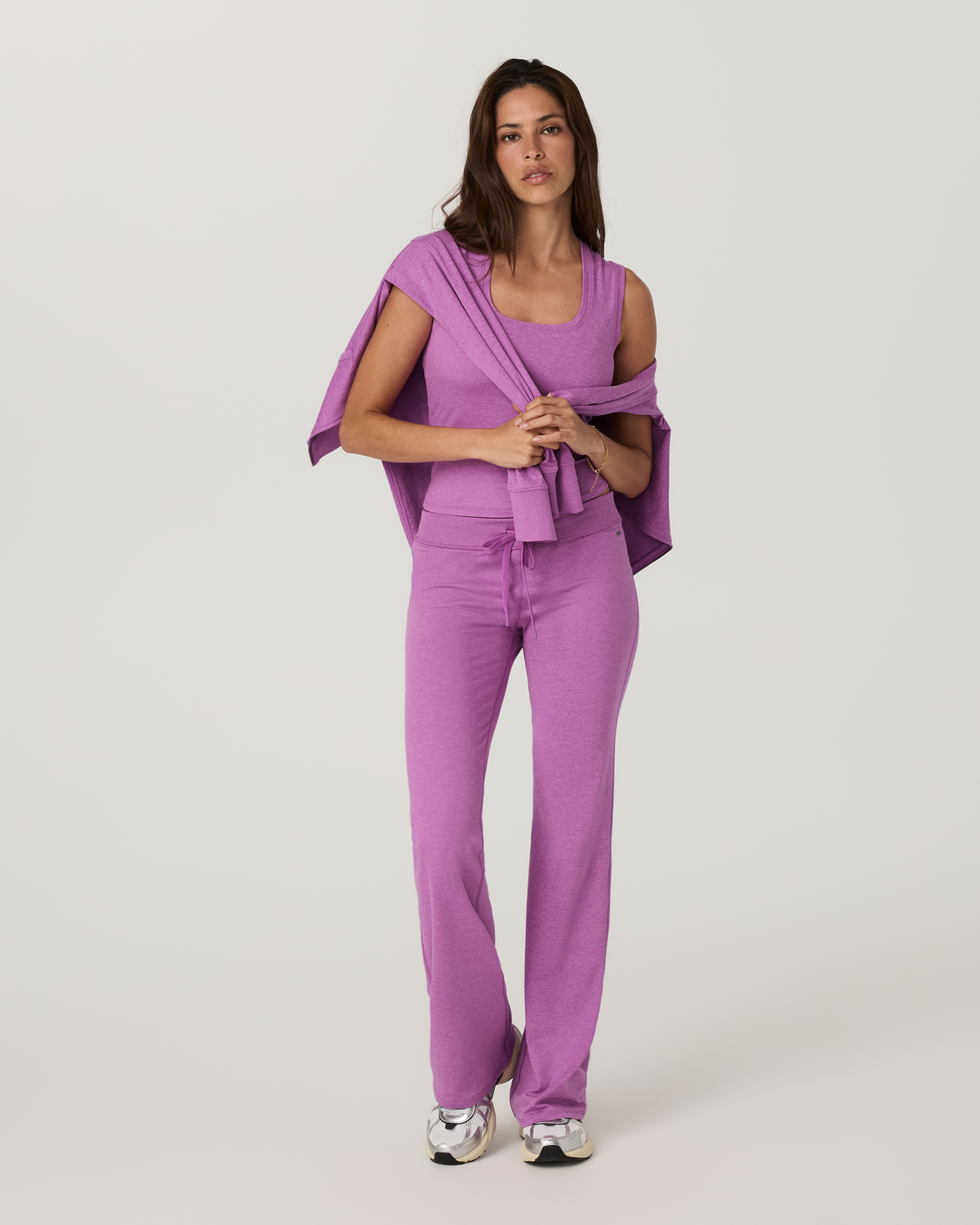 Halo Low Rise Slim Flare Pant | Bloom Heather