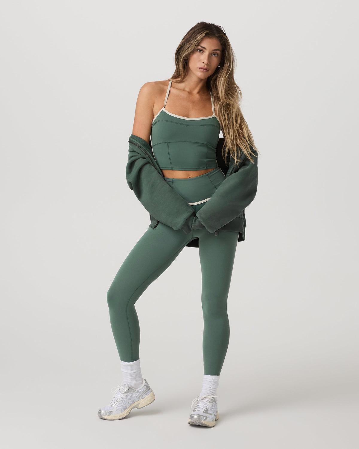 Vuori AllTheFeels™ Corset Legging | Agate Green