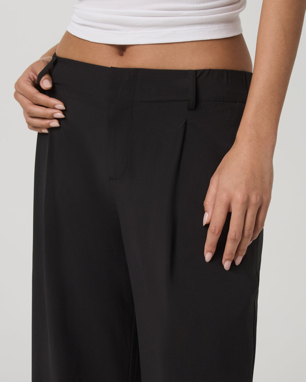 Villa Wideleg Trouser | Black