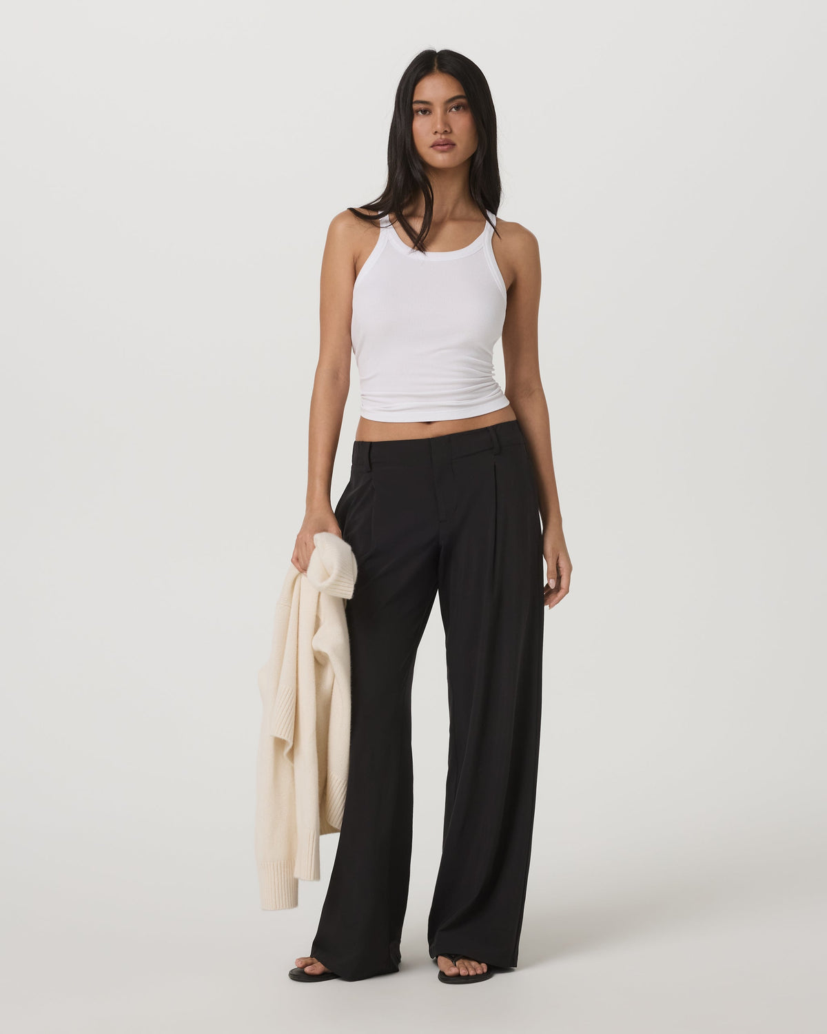 Villa Wideleg Trouser | Black
