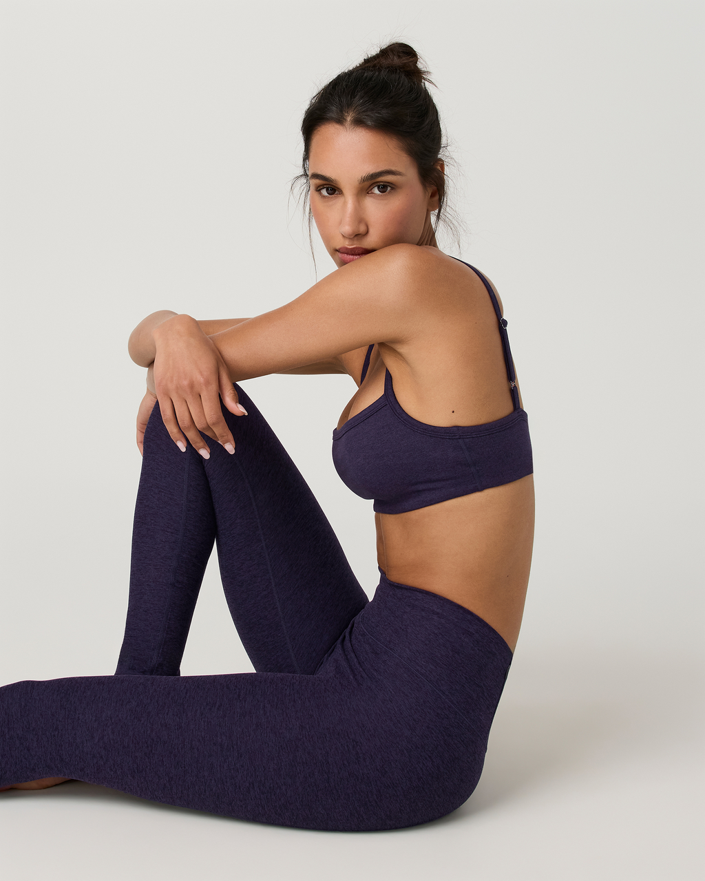 Clean Elevation Legging - Long | Velvet Violet Heather