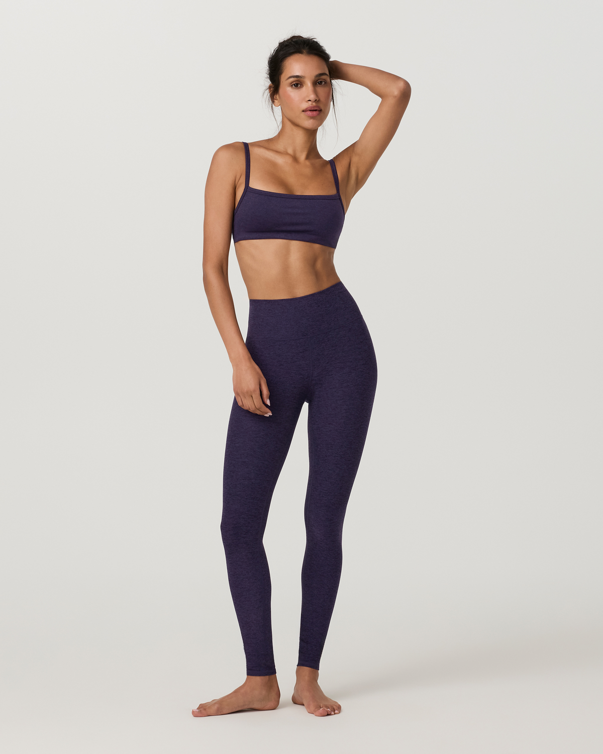 Clean Elevation Legging - Long | Velvet Violet Heather