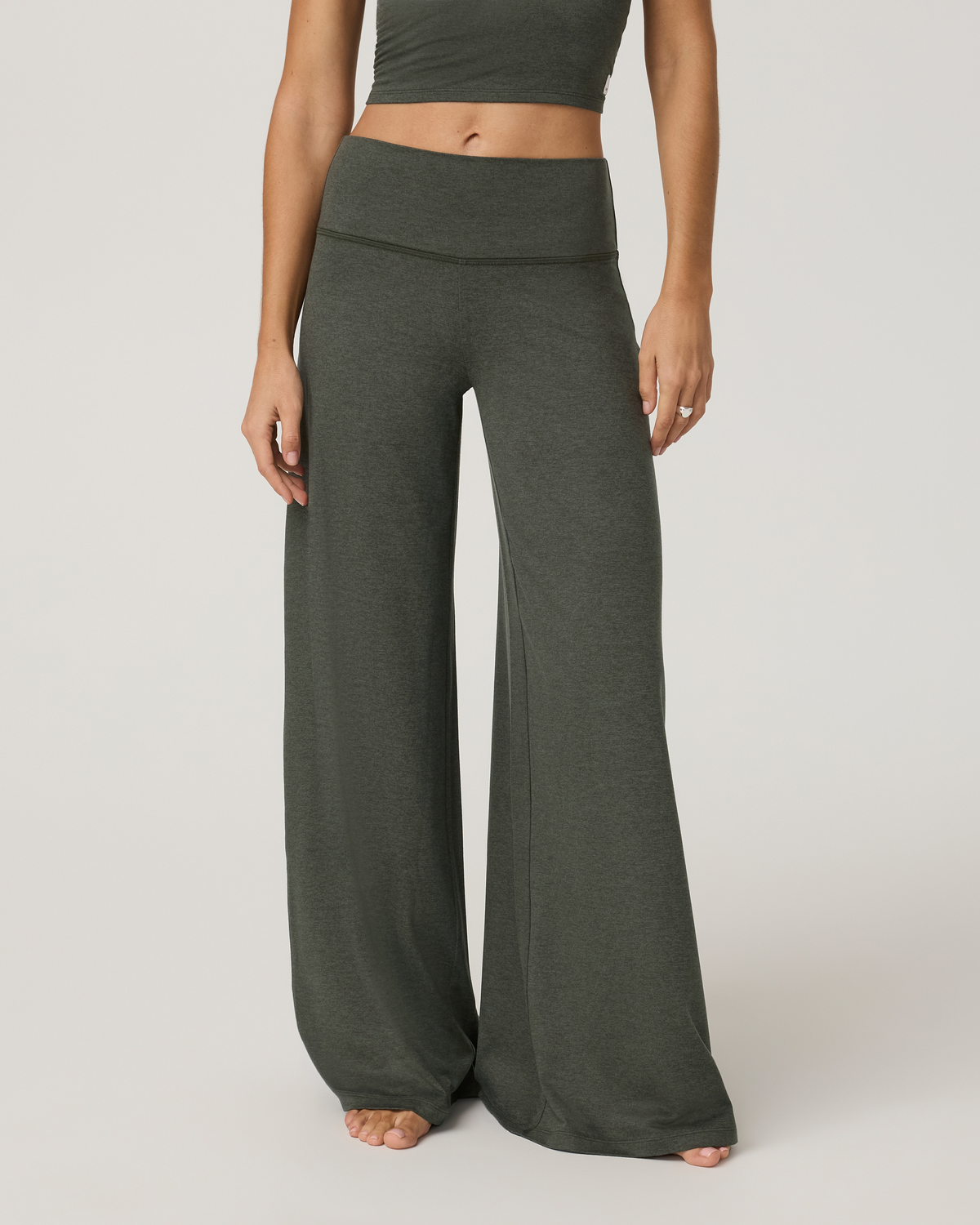 Halo Easy Wideleg Pant | Army Heather