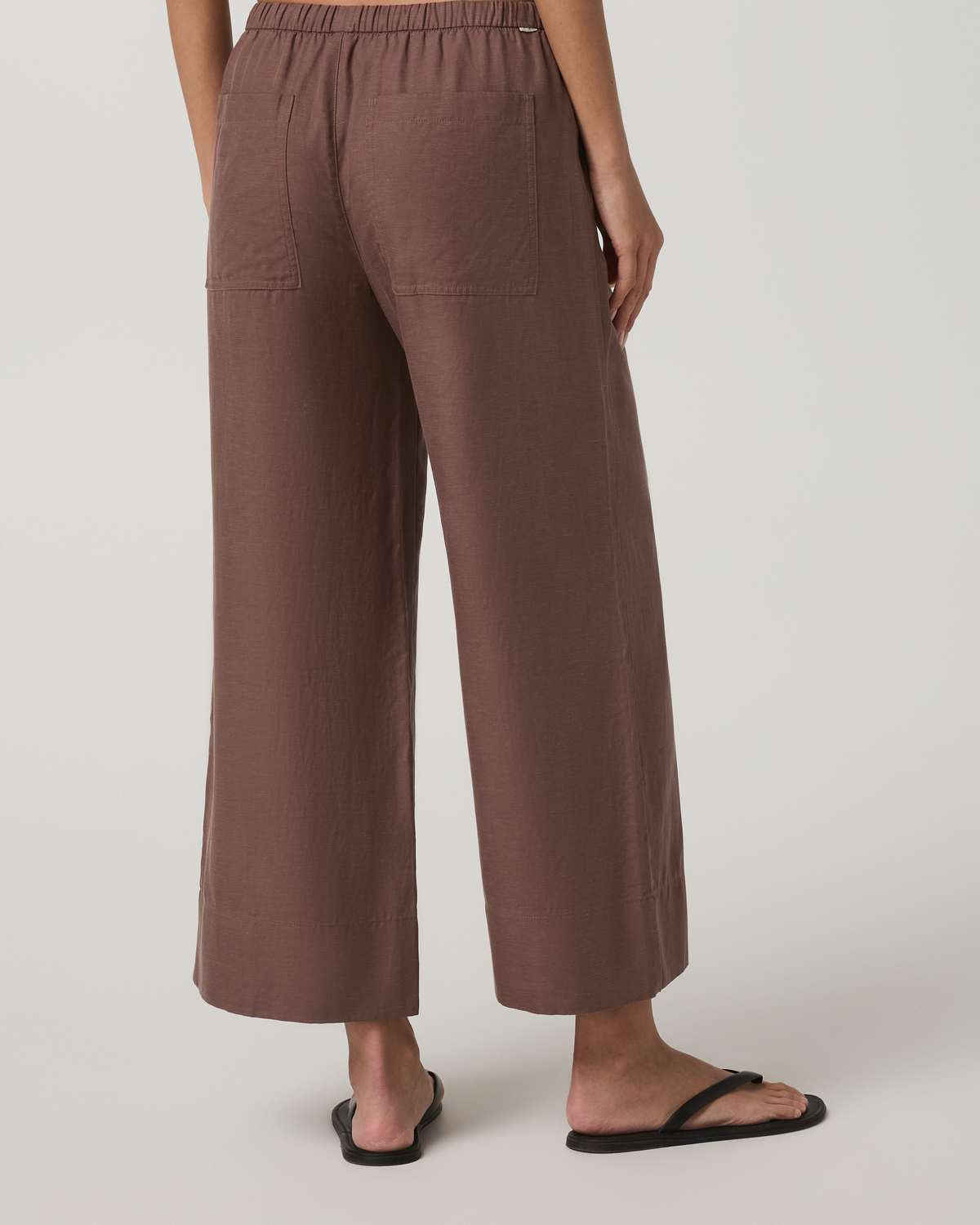 Trestles Twill Crop Wideleg Pant | Sable