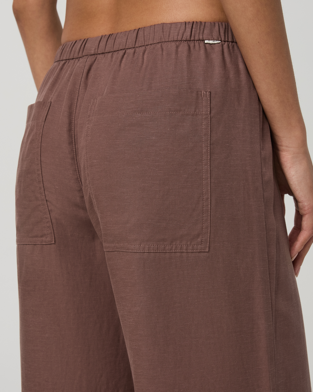 Trestles Twill Crop Wideleg Pant | Sable