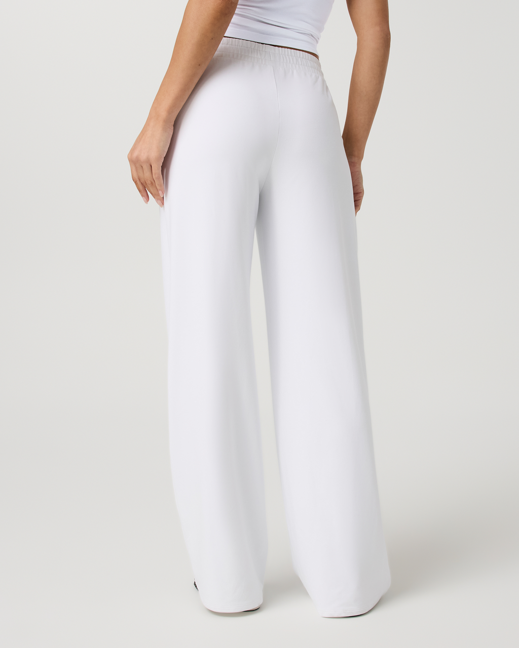 Halo Essential Wideleg Pant | White