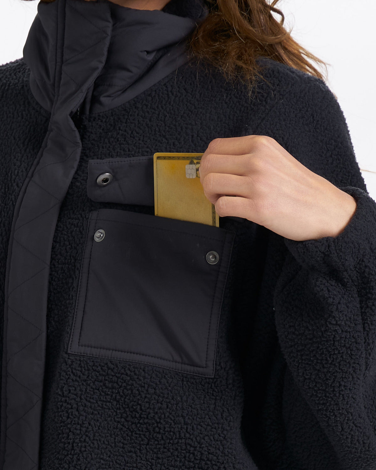 Utility Sherpa Jacket | Black