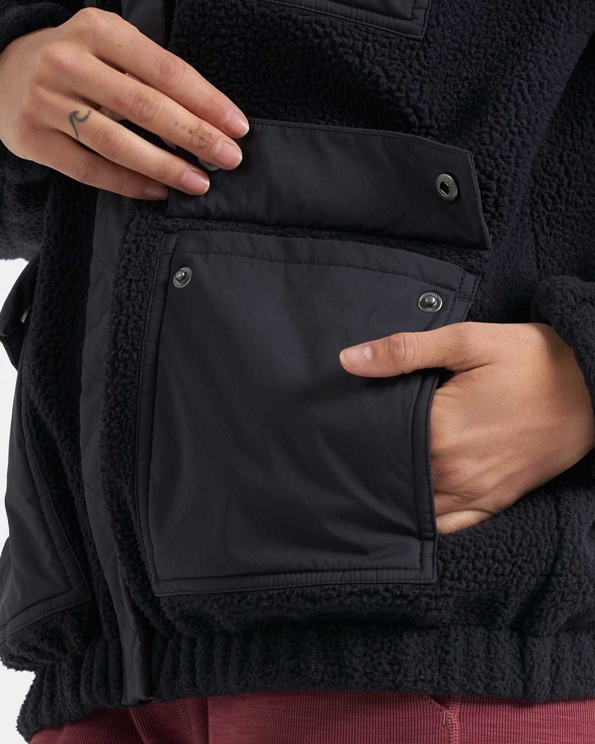 Utility Sherpa Jacket | Black