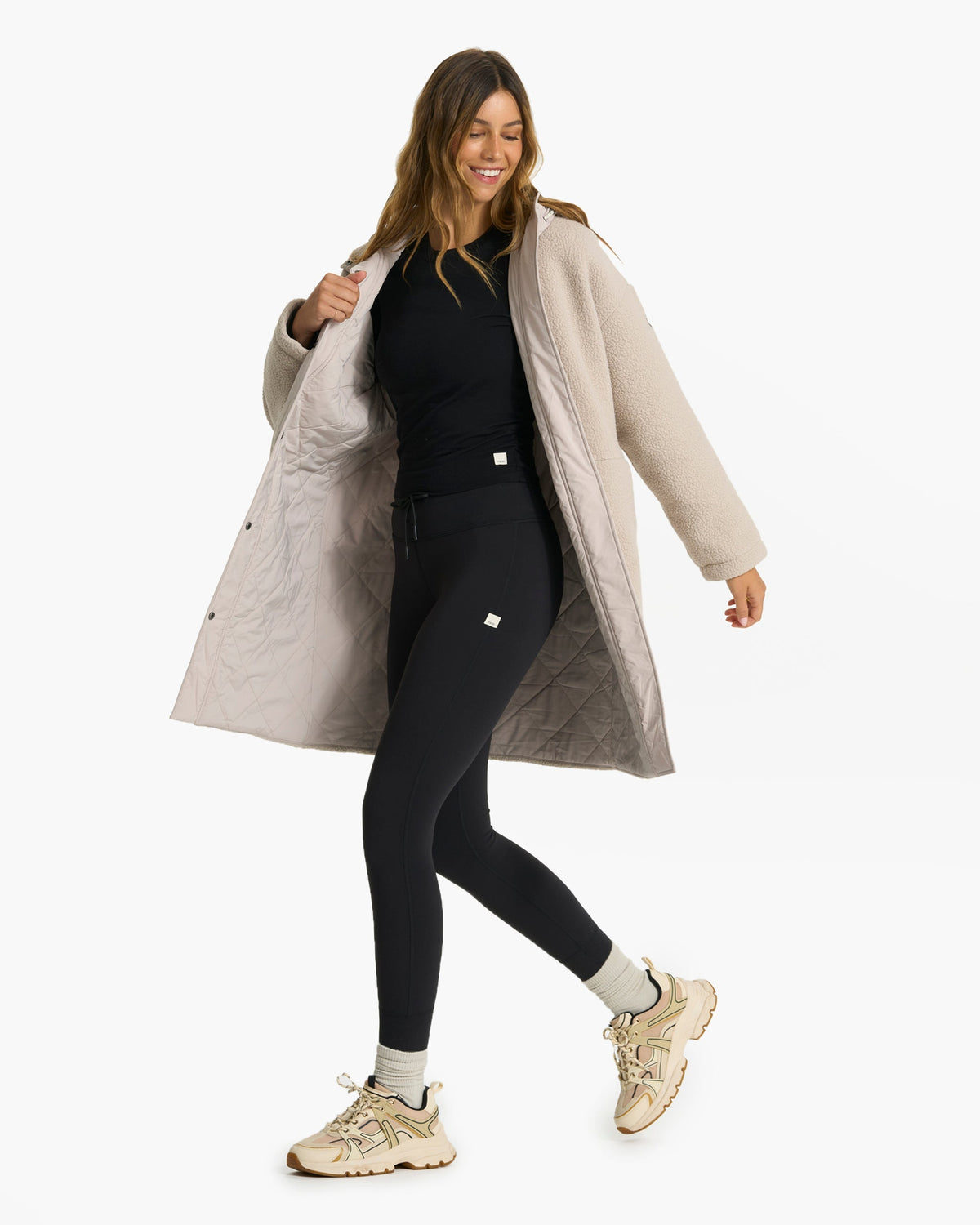 Sherpa Hooded Trench | Dark Salt