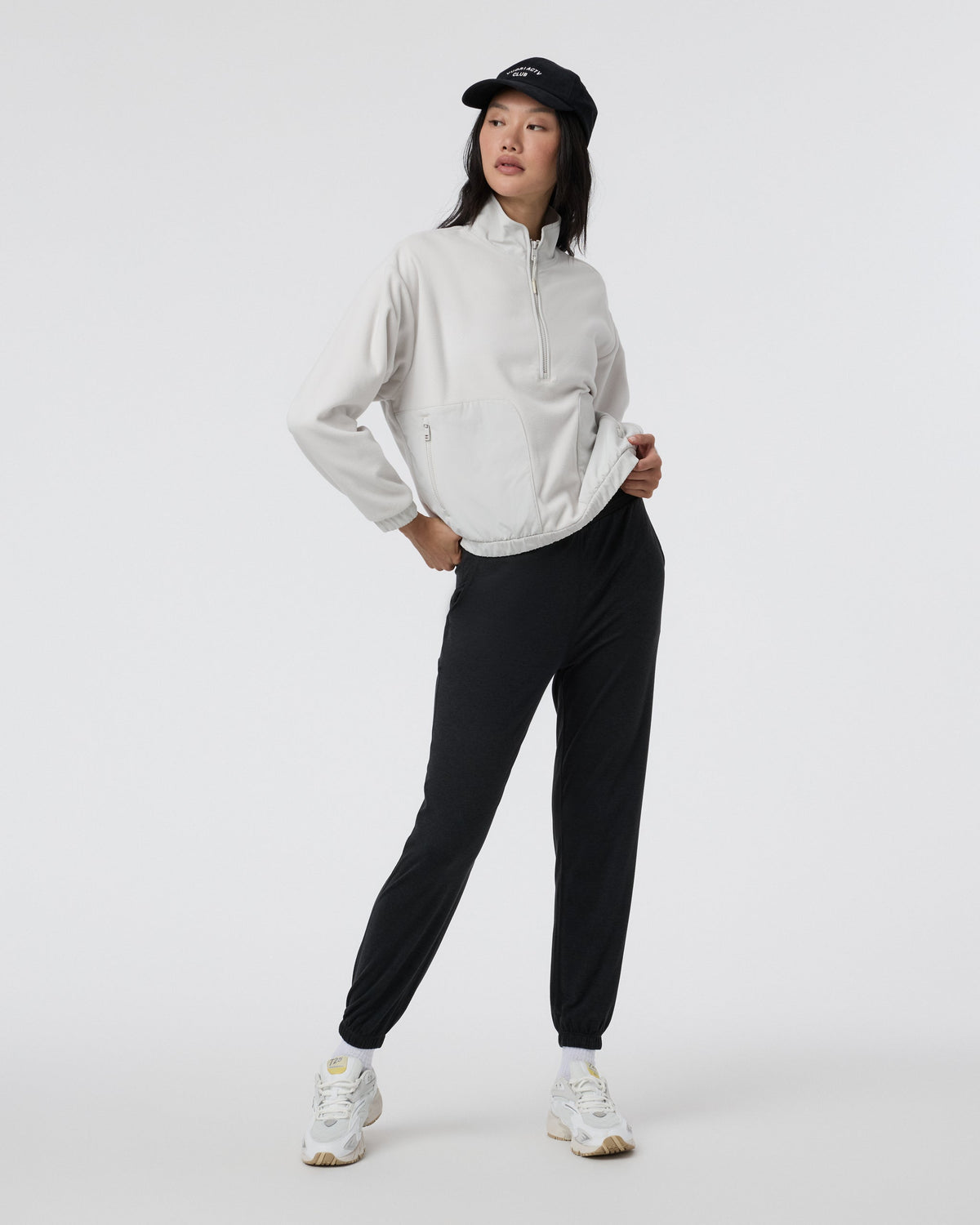 Womens Aspen Half Zip | Salt